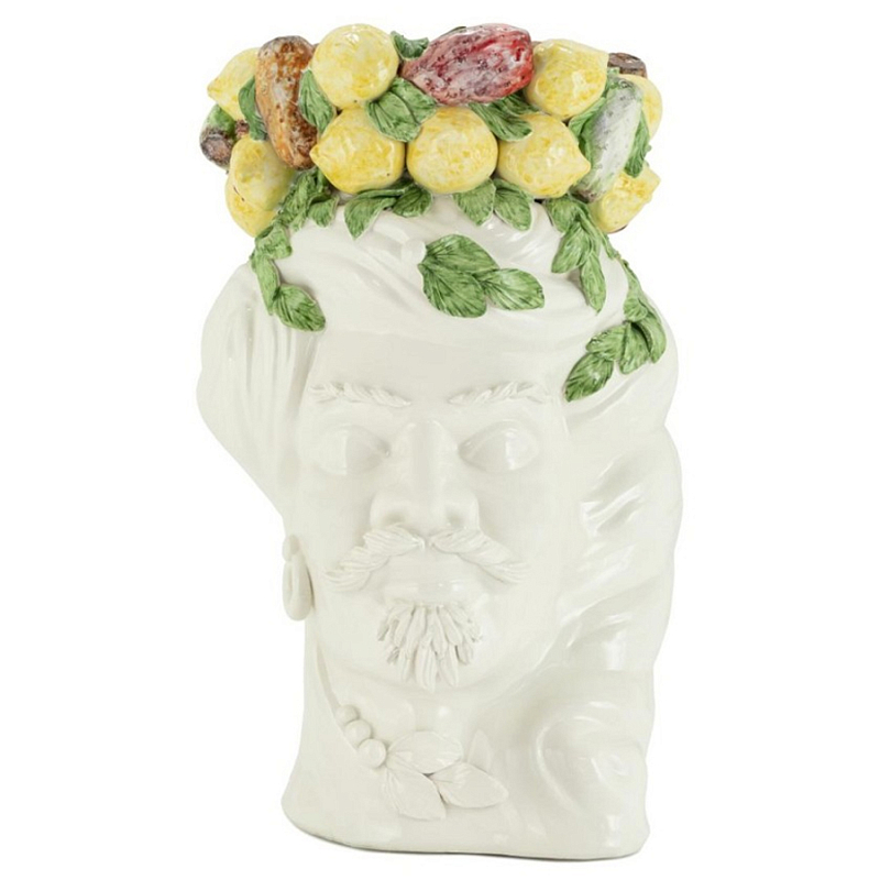 Ваза No Face Head Vase Man Big Белый Желтый Зеленый Ваза No Face Head Vase Man Big Белый Желтый Зеленый в Рязани | Loft Concept