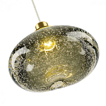 Подвесной светильник с прозрачным стеклянным плафоном округлой формы Effervia  варинант исполнения - 14 | Loft Concept в Рязани