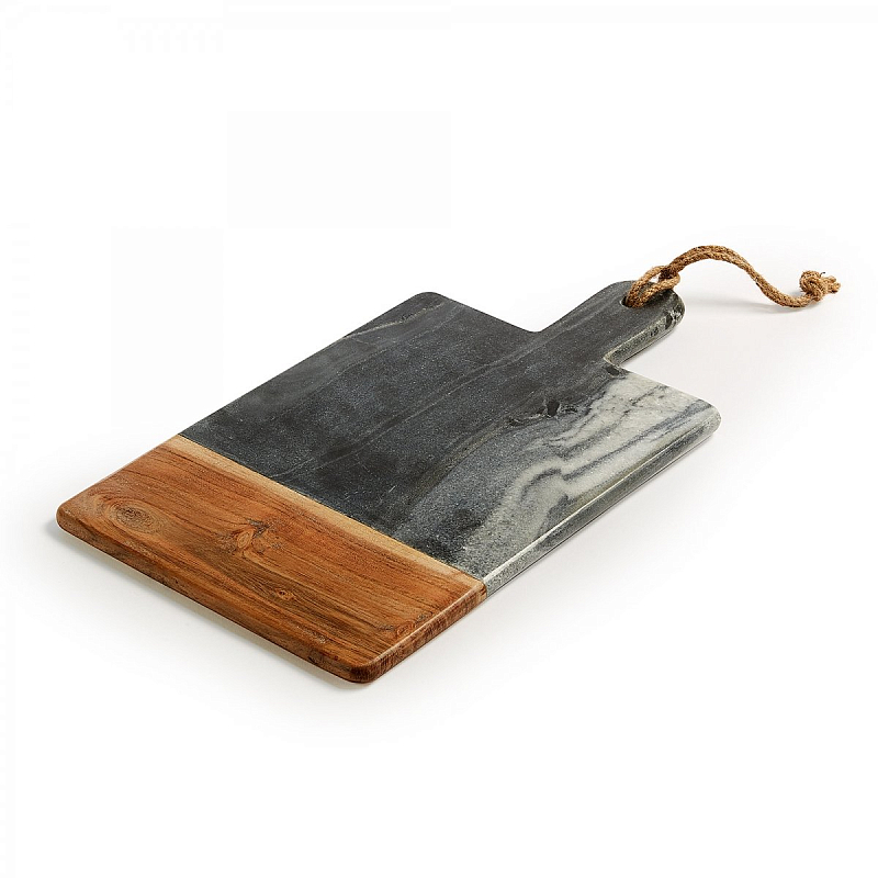 Разделочная доска Wood Strip Серый Коричневый в Рязани | Loft Concept 