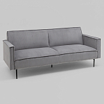 Диван современный вельветовый прямой Worcester Серый варинант исполнения - 1 | Loft Concept в Рязани