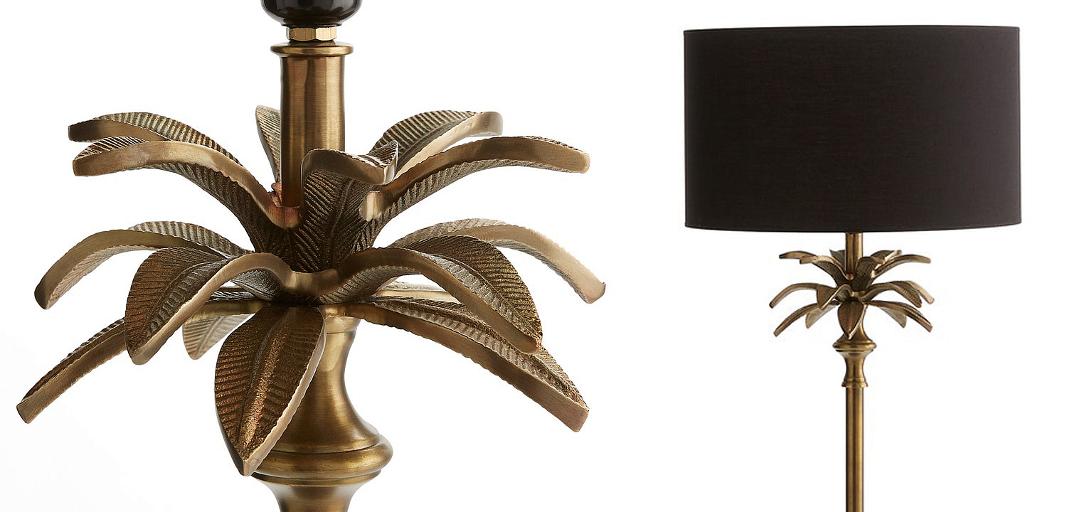 Торшер Palm Black Lampshade Торшер Palm Black Lampshade - Loft-Concept в Рязани