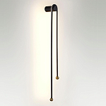 Бра черного цвета с изогнутым плафоном Luke Lampco Tracer Lamp варинант исполнения - 4 | Loft Concept в Рязани