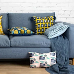 Чехол на подушку с двусторонним принтом и кисточками Ophelia Grove варинант исполнения - 6 | Loft Concept в Рязани