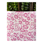 Кашпо из белого фарфора с розовым цветочным орнаментом Eden Garden варинант исполнения - 4 | Loft Concept в Рязани