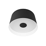 Потолочный светильник с цилиндрическим черным металлическим абажуром 20 Urban Dome варинант исполнения - 1 | Loft Concept в Рязани