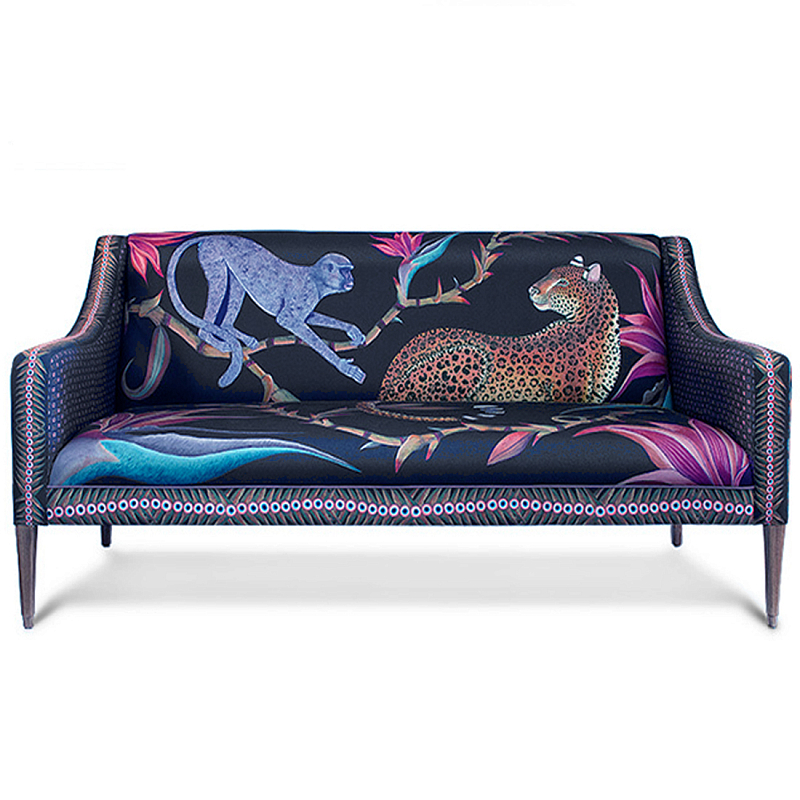 Диван ZAMBEZI Sofa Лиловый цвет Мульти Диван ZAMBEZI Sofa Лиловый цвет Мульти в Рязани | Loft Concept