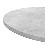 Стол обеденный с круглой светло-серой столешницей Harris Collection варинант исполнения - 5 | Loft Concept в Рязани