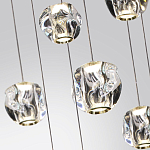 Люстра каскадня с 27-ю прозрачными шарообразными подвесами Bubbles Bocci варинант исполнения - 3 | Loft Concept в Рязани