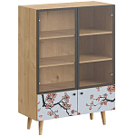 Витрина с изображением на дверцах Elise Cupboard варинант исполнения - 6 | Loft Concept в Рязани