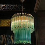 Дизайнерская люстра Blue Lagoon glass бирюзовое стекло  варинант исполнения - 4 | Loft Concept в Рязани