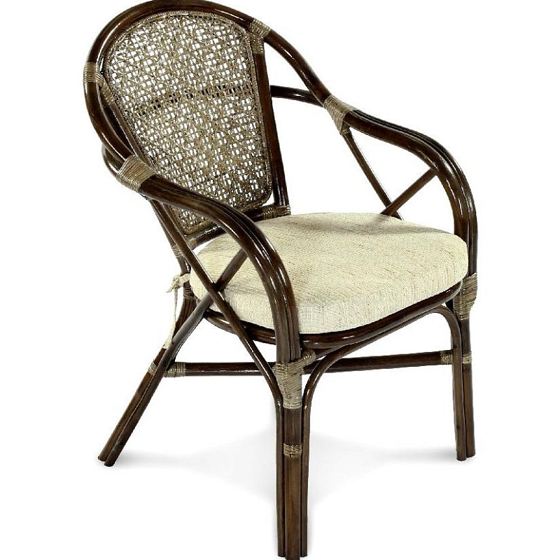 Стул Bamboo classic Коричневый Бежево-серый Стул Bamboo classic Коричневый Бежево-серый в Рязани | Loft Concept