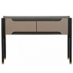 Консоль тёмно-коричневого цвета с 2-мя ящиками Gladstone варинант исполнения - 2 | Loft Concept в Рязани