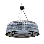Подвесная люстра круглая Double Glass Sphere варинант исполнения - 1 | Loft Concept в Рязани
