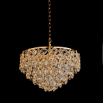 Люстра каскадная с подвесками в форме колец Galaxy of Light варинант исполнения - 4 | Loft Concept в Рязани