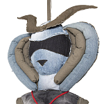 Кукла из джинсовой одежды и армейских палаток Rusalka Jeans&Tents варинант исполнения - 4 | Loft Concept в Рязани