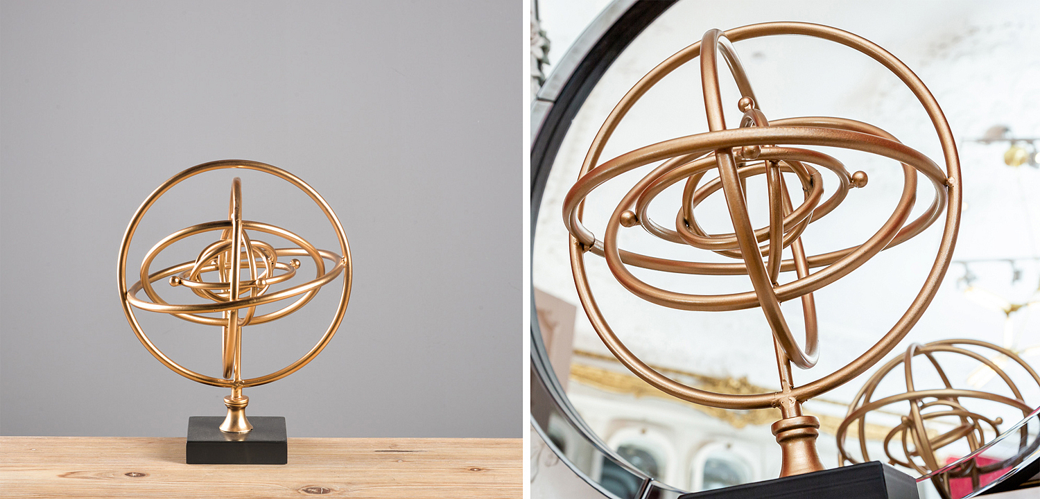 Статуэтка Sphere Sundial gold Статуэтка Sphere Sundial gold - Loft-Concept в Рязани