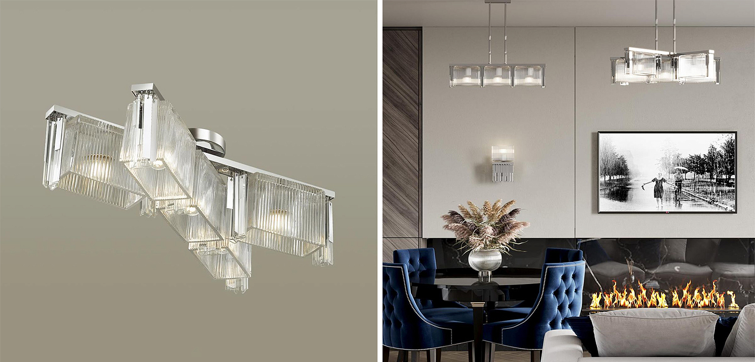 Люстра Madelen Chrome Chandelier 5 Люстра Madelen Chrome Chandelier 5 - Loft-Concept в Рязани