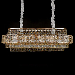 Люстра овальной формы хрустальная в неоклассическом стиле Majesty варинант исполнения - 1 | Loft Concept в Рязани