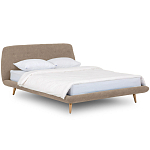 Кровать с мягким изголовьем Palmer Bed варинант исполнения - 16 | Loft Concept в Рязани