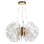 Люстра с декором в виде крупных рельефных лепестков 80 см Ethereal Bloom варинант исполнения - 2 | Loft Concept в Рязани