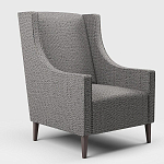 Мебельная ткань Шенилл серый цвет 142 см T4-46 варинант исполнения - 4 | Loft Concept в Рязани