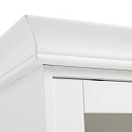 Витрина с раздвижными дверцами Wells Glass Showcase White варинант исполнения - 5 | Loft Concept в Рязани