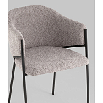 Стул Brace букле серый варинант исполнения - 2 | Loft Concept в Рязани