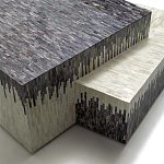 Дизайнерский журнальный стол с инкрустацией Plateau Coffee Table  варинант исполнения - 3 | Loft Concept в Рязани