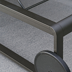 Шезлонг на металлическом каркасе с регулируемой спинкой GUELL Sunbed варинант исполнения - 6 | Loft Concept в Рязани