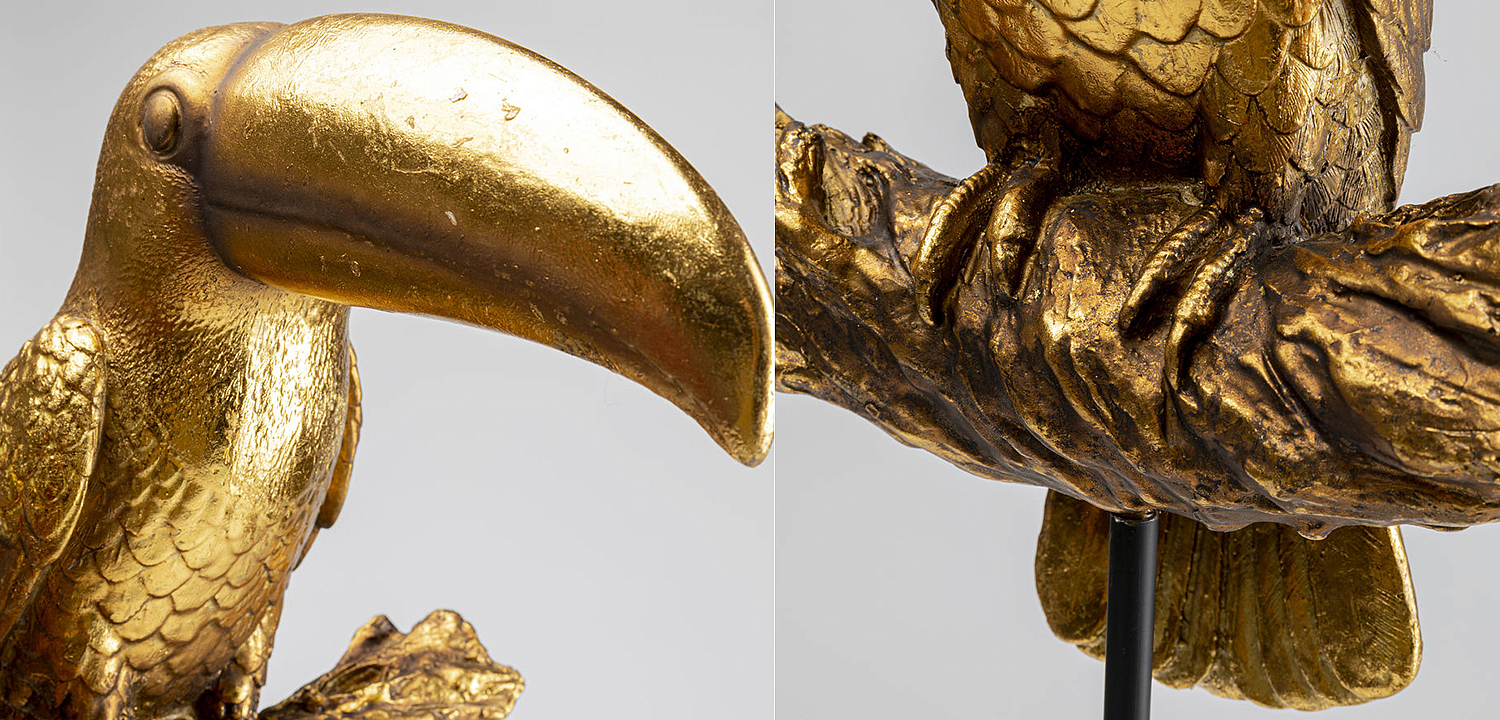 Статуэтка Golden Tukan on a stand - Loft-Concept в Рязани