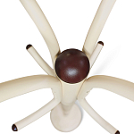 Вешалка напольная бежевая с 4-мя металлическими крючками Noble Branches варинант исполнения - 4 | Loft Concept в Рязани