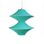 Подвесной вязаный бирюзовый светильник «Звезда Востока 02» варинант исполнения - 2 | Loft Concept в Рязани