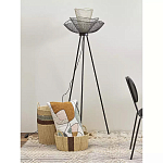 Торшер с трехъярусным плафоном из металлической сетки Metal Mesh Floor Lamp варинант исполнения - 3 | Loft Concept в Рязани