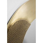 Зеркало золотое со вставками в виде геометрических фигур варинант исполнения - 3 | Loft Concept в Рязани