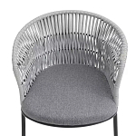 Кресло с декоративным плетением на спинке и подлокотниках Armchair Weaving варинант исполнения - 5 | Loft Concept в Рязани