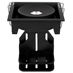 Встраиваемый спот светодиодный черного цвета квадратной формы из металла Pure Square варинант исполнения - 4 | Loft Concept в Рязани