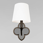 Бра с белым текстильным абажуром и фигурным основанием с зеркальной вставкой Vitorino варинант исполнения - 18 | Loft Concept в Рязани