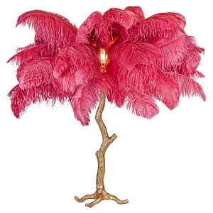 Настольная Лампа  Розовые перья GRAND TOUR Mini Feather Lamp