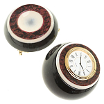 Часы настольные в виде шара из натурального камня Ball Stone Clock варинант исполнения - 8 | Loft Concept в Рязани