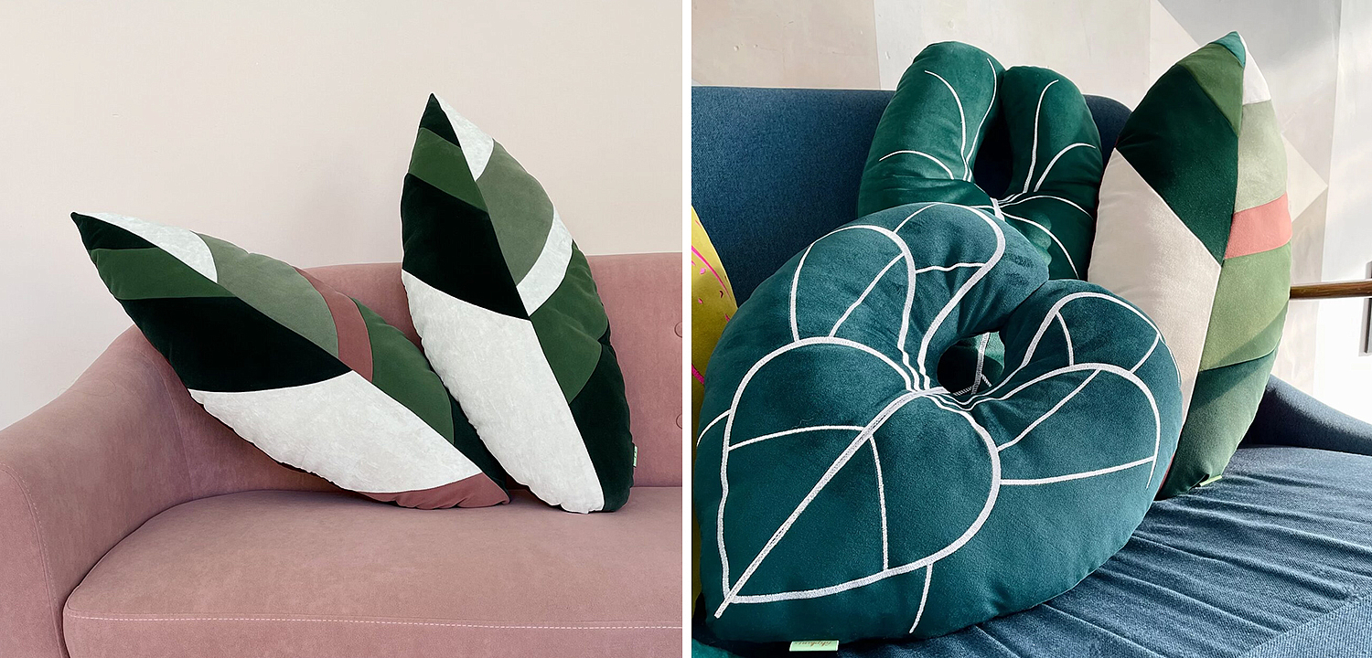 Декоративная подушка Botanical Cushion Stromanta Sanguinea Декоративная подушка Botanical Cushion Stromanta Sanguinea - Loft-Concept в Рязани
