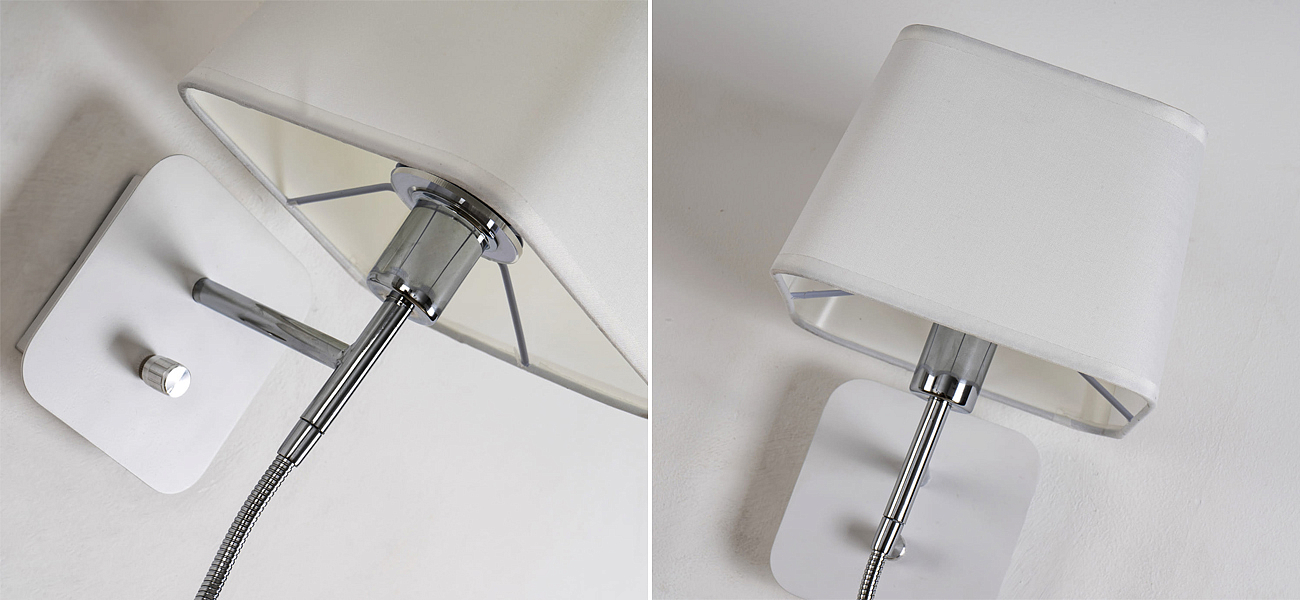 Бра с абажуром и гибким спотом Trumpet Lamp Бра с абажуром и гибким спотом Trumpet Lamp - Loft-Concept в Рязани