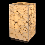 Торшер прямоугольный из натурального камня Calcite Geometry варинант исполнения - 7 | Loft Concept в Рязани