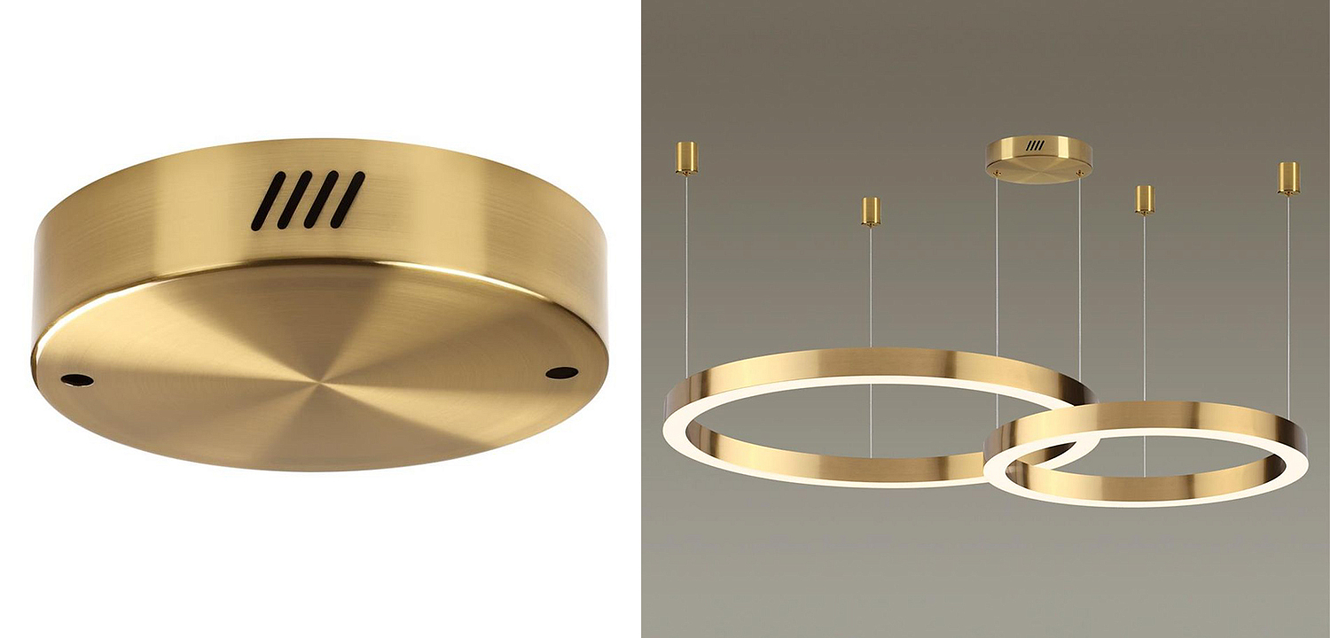 Основание для светильника Ring Horizontal Gold 18 Основание для светильника Ring Horizontal Gold 18 - Loft-Concept в Рязани