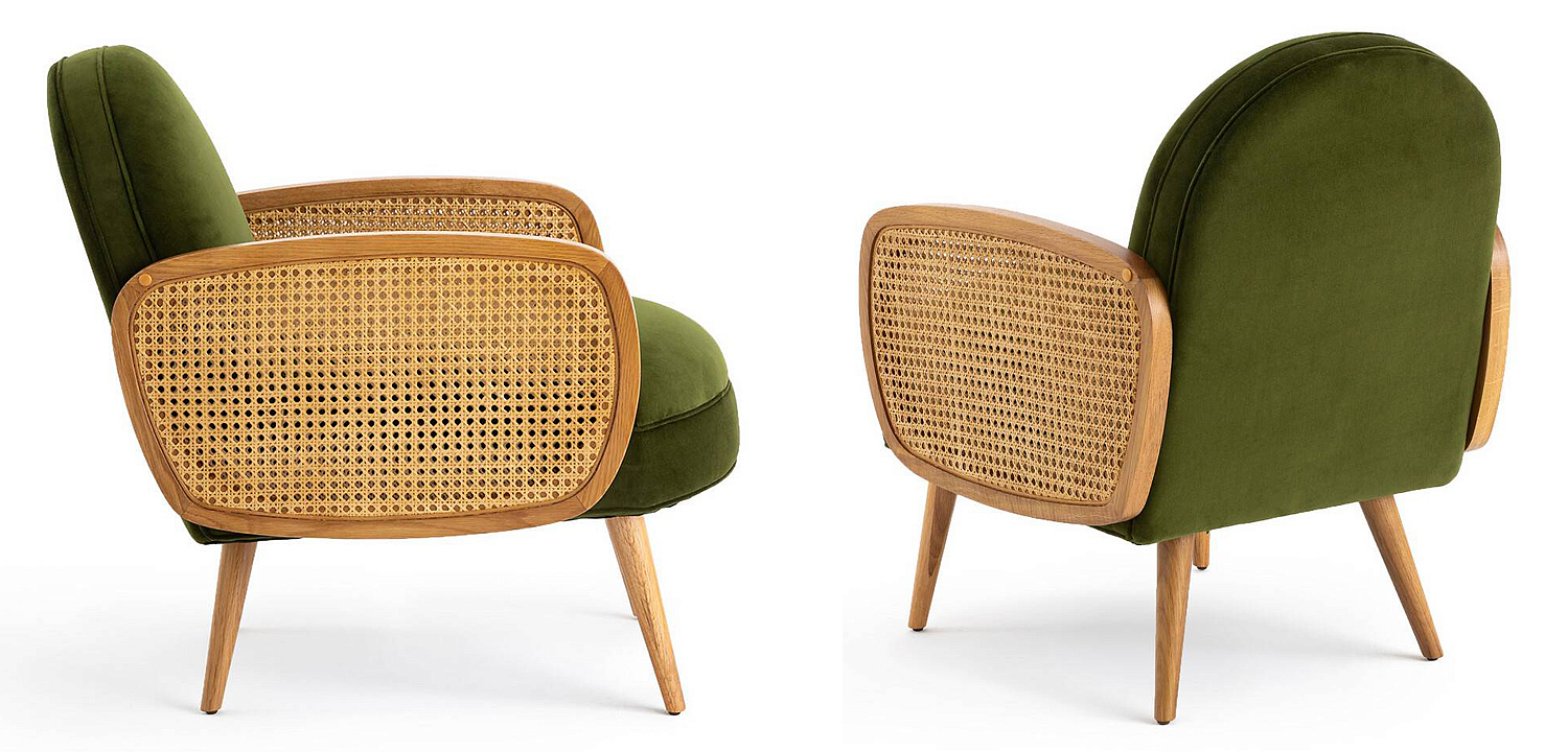 Кресло Morten Wicker Green Armchair Кресло Morten Wicker Green Armchair - Loft-Concept в Рязани