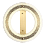 Бра круглое с эффектом морозного стекла Freezing Pattern варинант исполнения - 1 | Loft Concept в Рязани