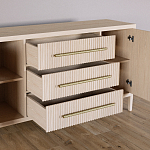 Буфет Primo с тремя ящиками и двумя фасадами Светлый дуб варинант исполнения - 5 | Loft Concept в Рязани