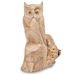 Статуэтка из дерева сова Animals of the World 20 варинант исполнения - 2 | Loft Concept в Рязани