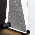 Настенный фонарь уличный прямоугольный черного цвета со стеклом с пузырьками Eurofase варинант исполнения - 5 | Loft Concept в Рязани