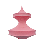 Подвесной вязаный розовый светильник «Моника» варинант исполнения - 1 | Loft Concept в Рязани