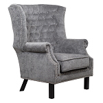 Кресло Charlie Armchair grey velour варинант исполнения - 1 | Loft Concept в Рязани